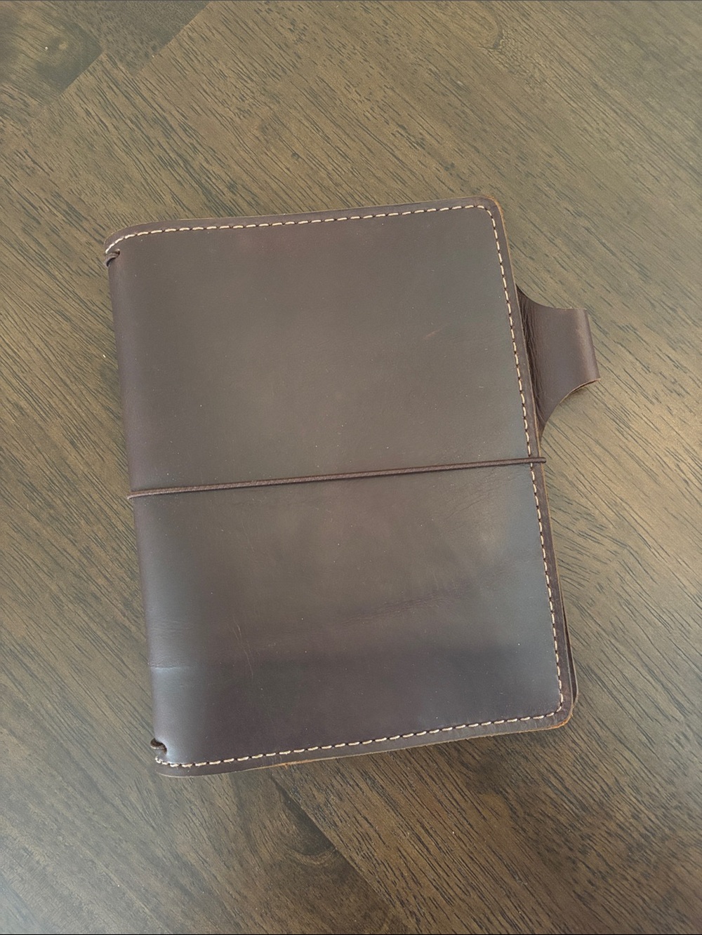SALE Chic Sparrow B6 Bella Brown Leather Travelers Notebook Cover Like New